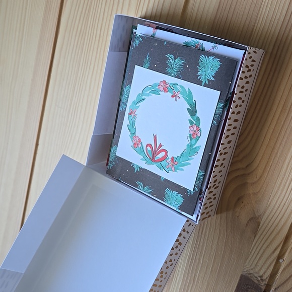 Handmade Mini Christmas Cards Boxed Set of 6 - Picture 3 of 12